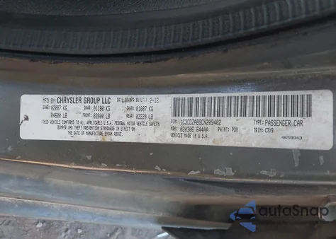 2012 Dodge Avenger Se z USA, uszkodzony, nr VIN 1C3CDZAB9CN209402